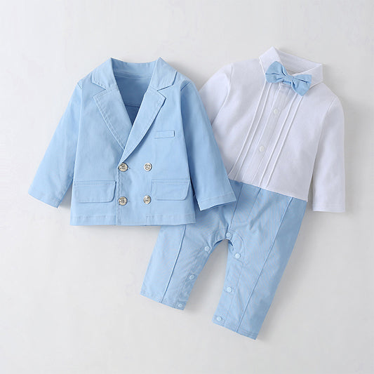 Boys' Gentleman Two-piece Children's Clothing