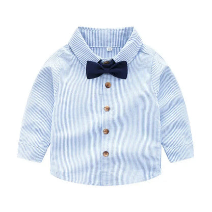 British Style Baby Boy Gentleman Clothes New Kids Boy Spring Clothing Sets 1-12 Years Long Sleeve Shirts Formal Suits